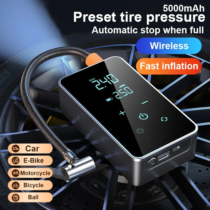 Portable Mini Tyre Air Inflator 150psi