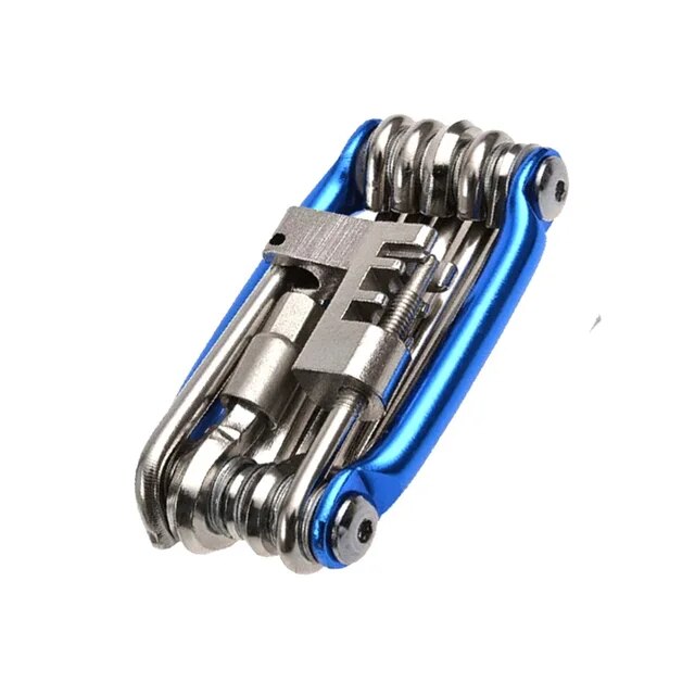 Multifunction 11 In1 Bicycle Repairing Set Bike Bike Repair Tool Kit Wrench Screwdriver Chain Hex Spoke Mountain Cycling Tools